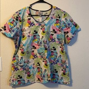 Mickey Scrub Top 2x